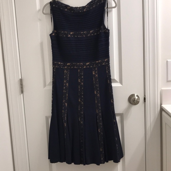 Tadashi Shouj Navy Dress - Picture 1 of 8